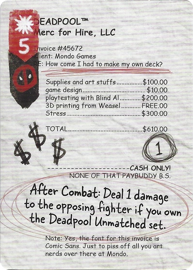 Deadpool™ Merc For Hire, LLC