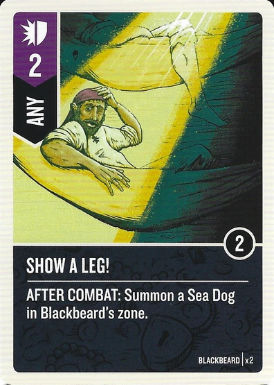 Show a leg!