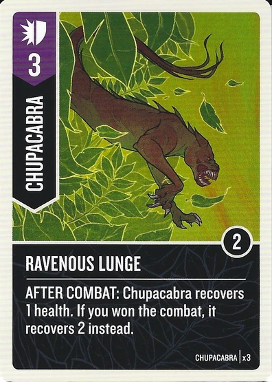 Ravenous lunge