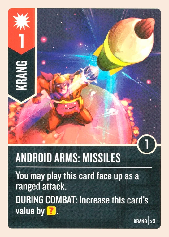 Android arms: Missiles