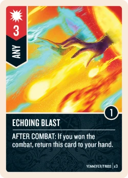 Echoing blast