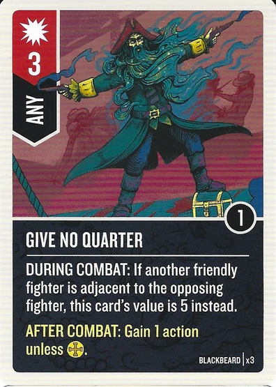 Give no quarter