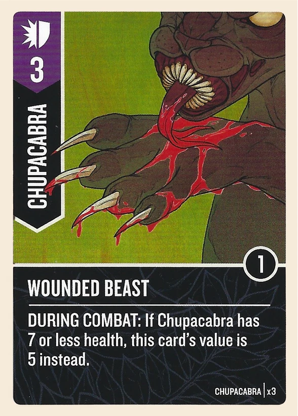 Wounded beast