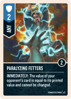 Paralyzing fetters