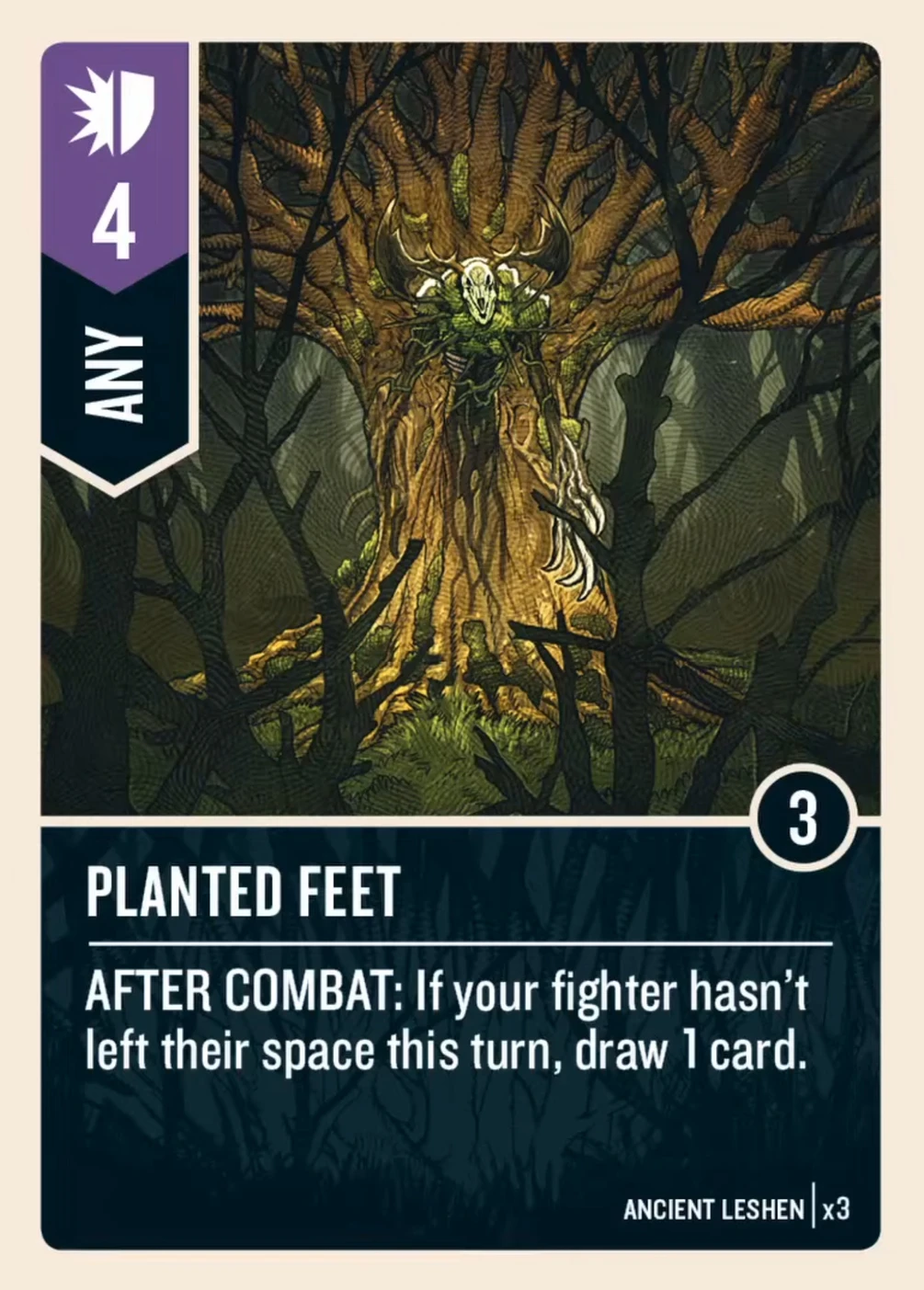 Planted feet