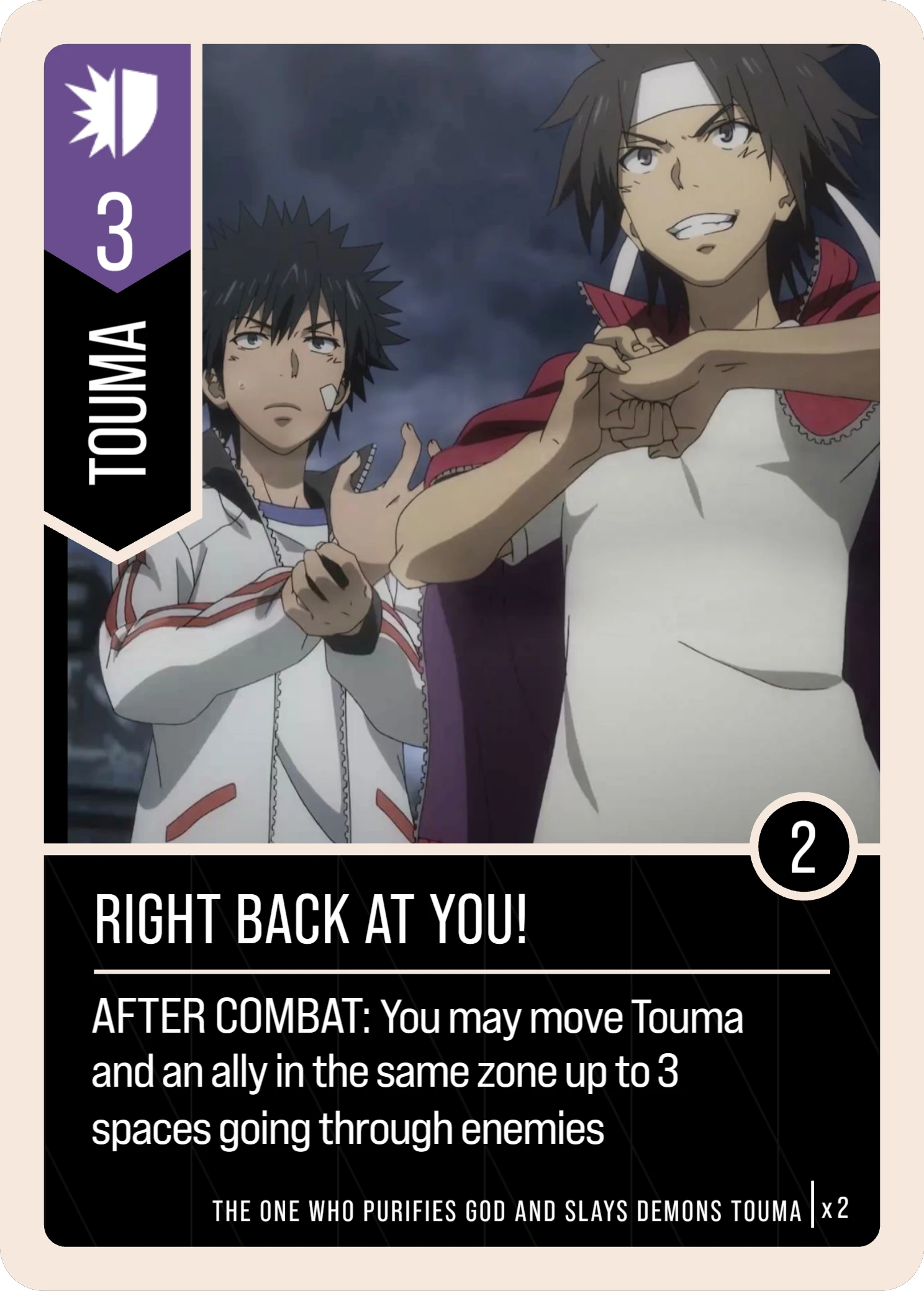 The Unmatched Club | Fan Deck - The One who Purifies God and Slays