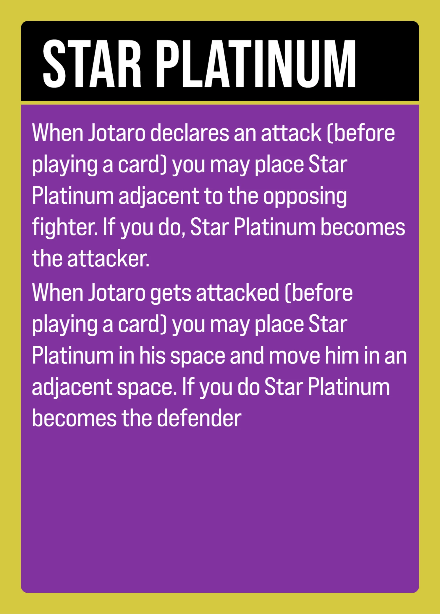 Star Platinum