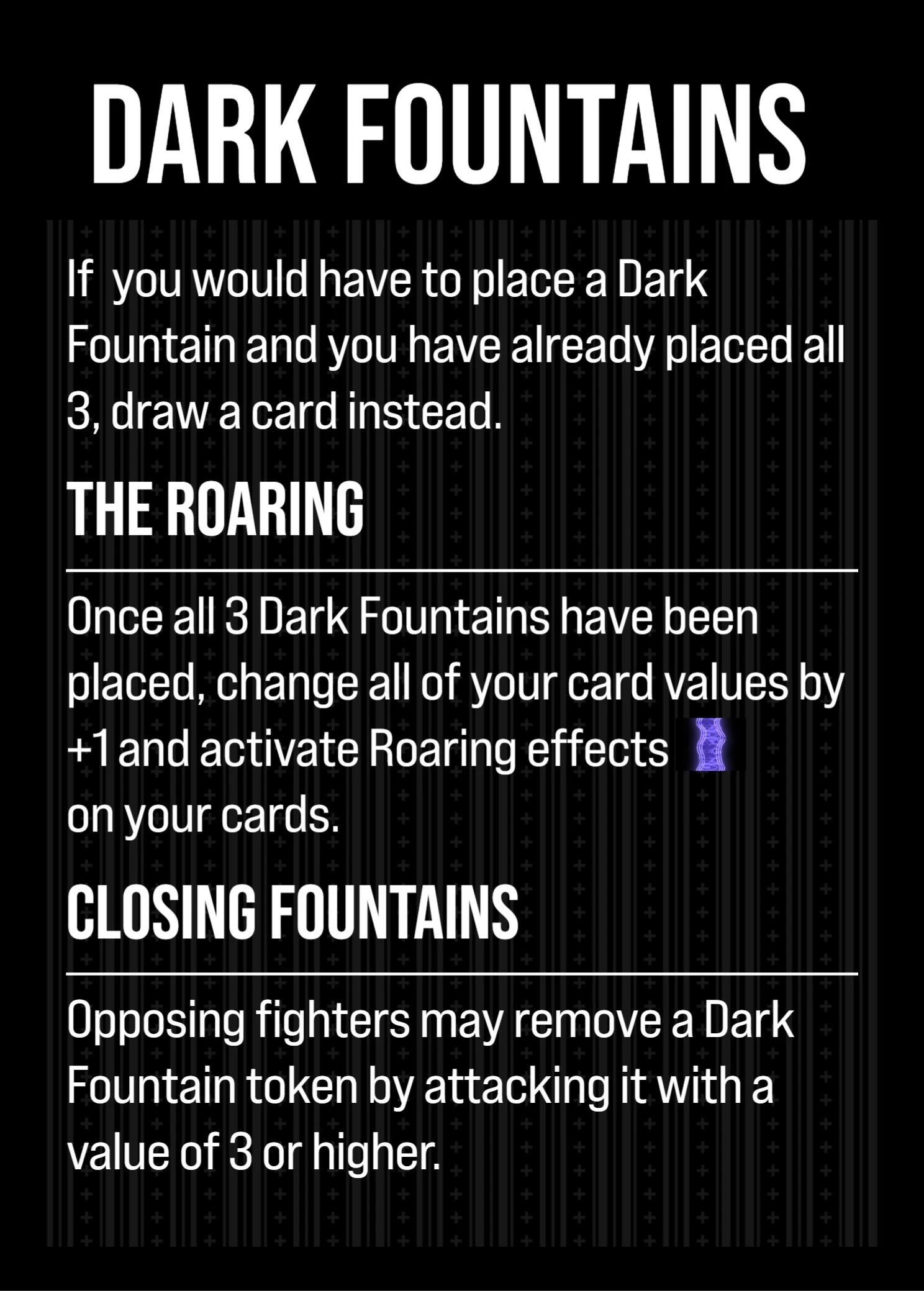 Dark Fountains