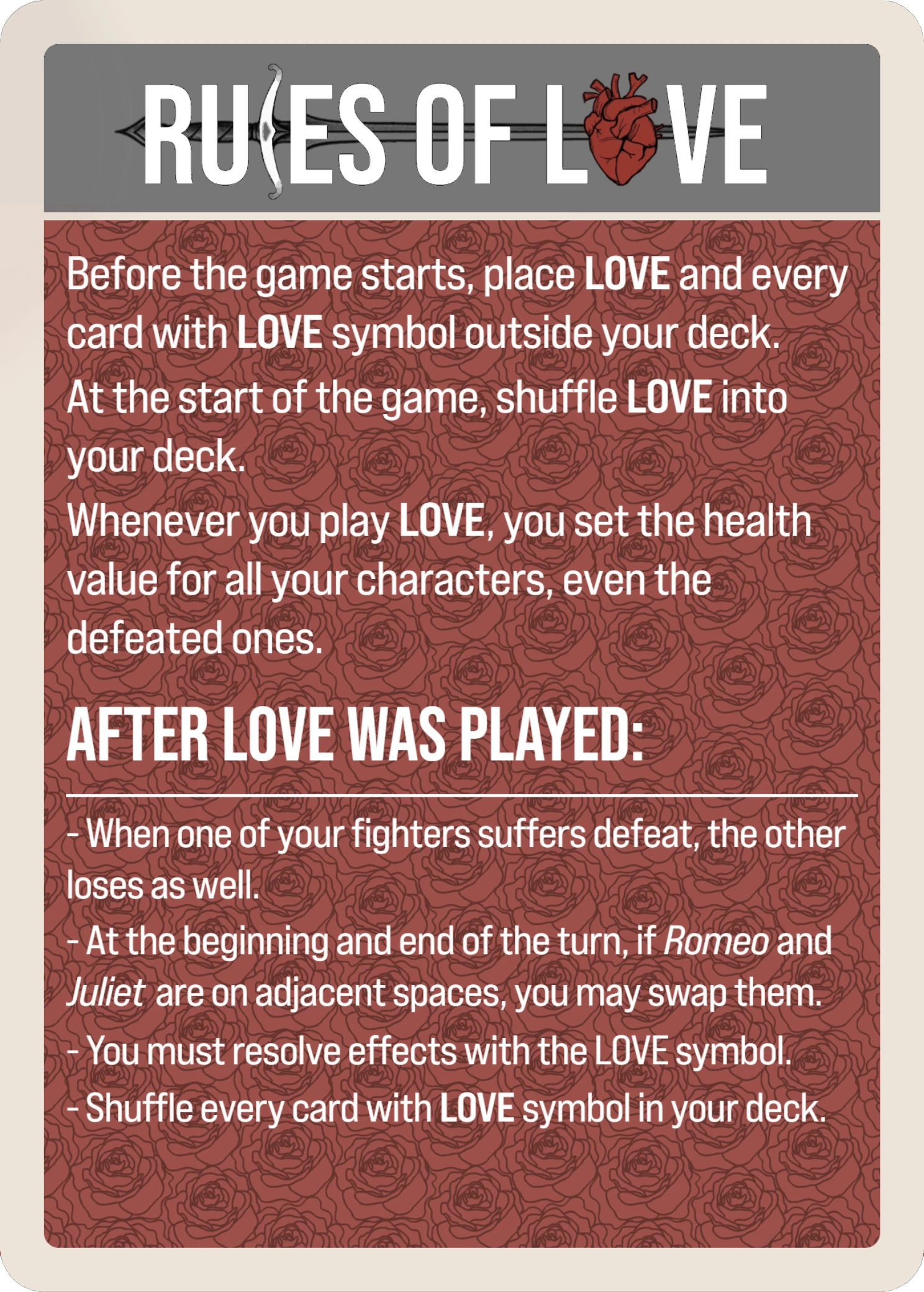 Rules of Love