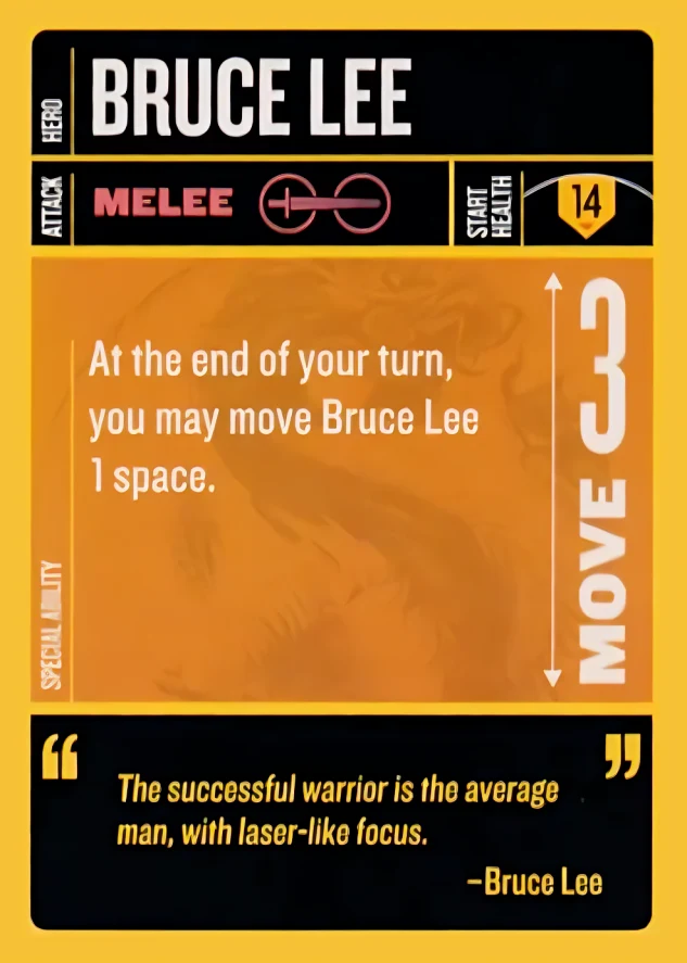 Bruce Lee — Characteristics