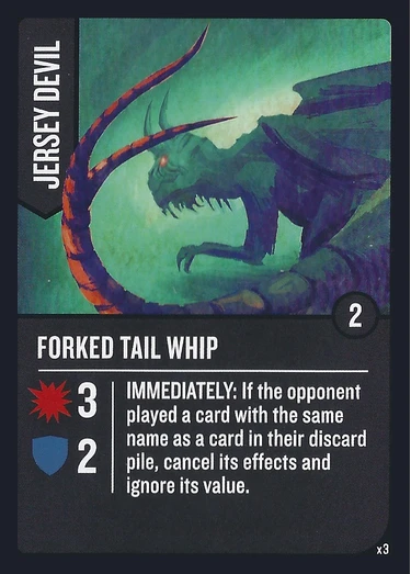 Forked tail whip