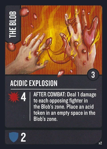 Acidic explosion