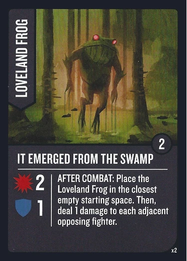 It emerged from the swamp